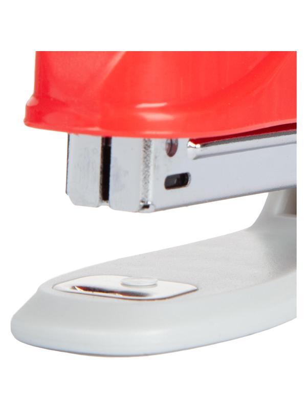 Степлер Attache Pulse (№10) до 15 листов, антистеплер, пластик, красный