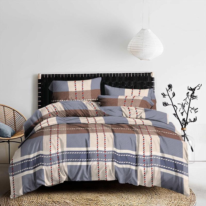 Постельное белье 1,5сп полисатин 80г/м2 (нав.70х70 1 шт.), ассорти