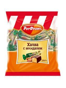 Халва Рот Фронт, с миндалем, фас 250г