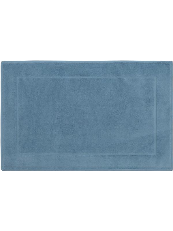 Коврик для ванной джинсово-синего цвета из коллекции Essential, 50х80 см