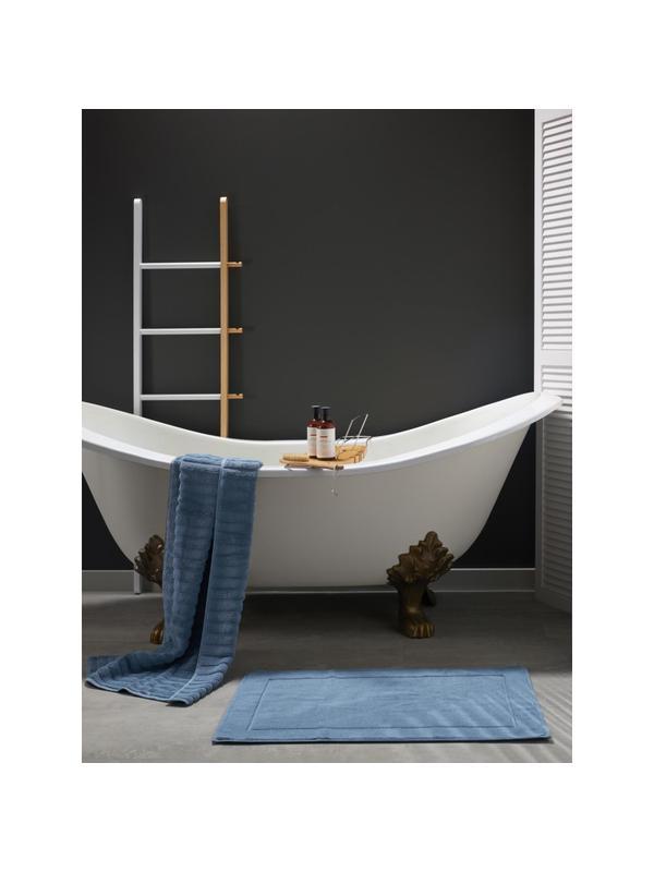 Коврик для ванной джинсово-синего цвета из коллекции Essential, 50х80 см