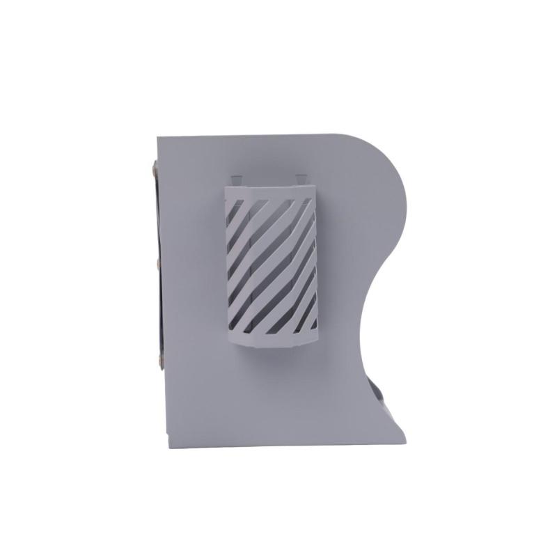 Подставка для книг и учебников раздвижная, со стаканом, серая