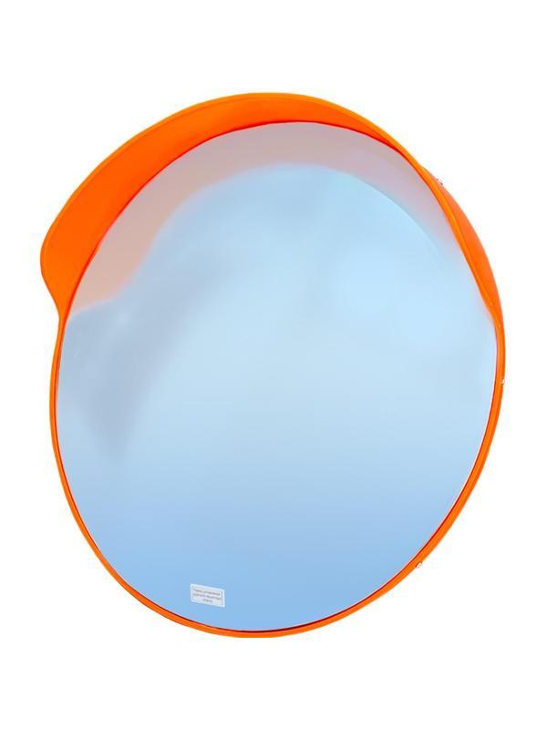 Зеркало дорожное сферическое, уличное 600 мм, с козырьком  Turbosky