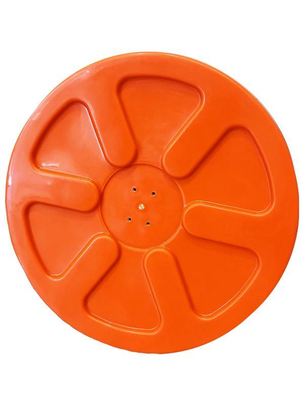 Зеркало дорожное сферическое, уличное 600 мм, с козырьком  Turbosky