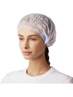 Шапочка Шарлотта н/с неткан.Шар-10/1р-Г Голубая гр/м2 100шт/ уп