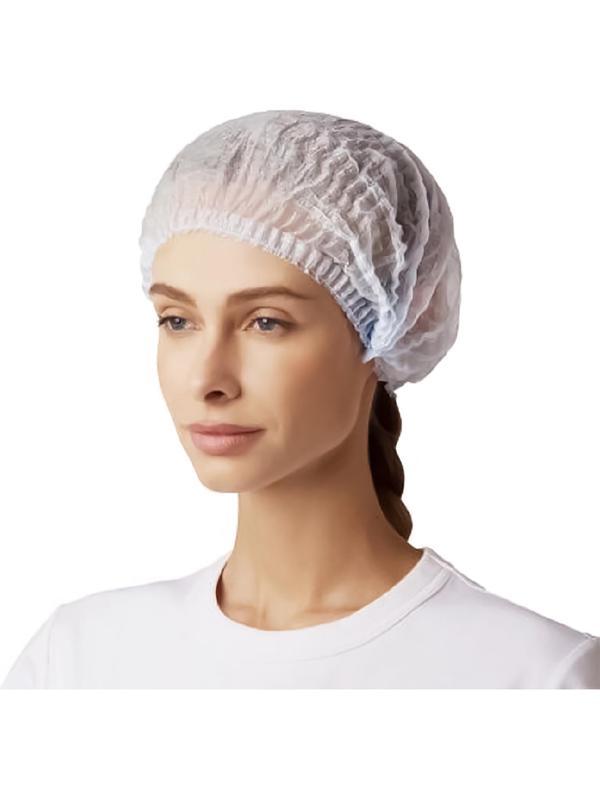 Шапочка Шарлотта н/с неткан.Шар-10/1р-Г Голубая гр/м2 100шт/ уп