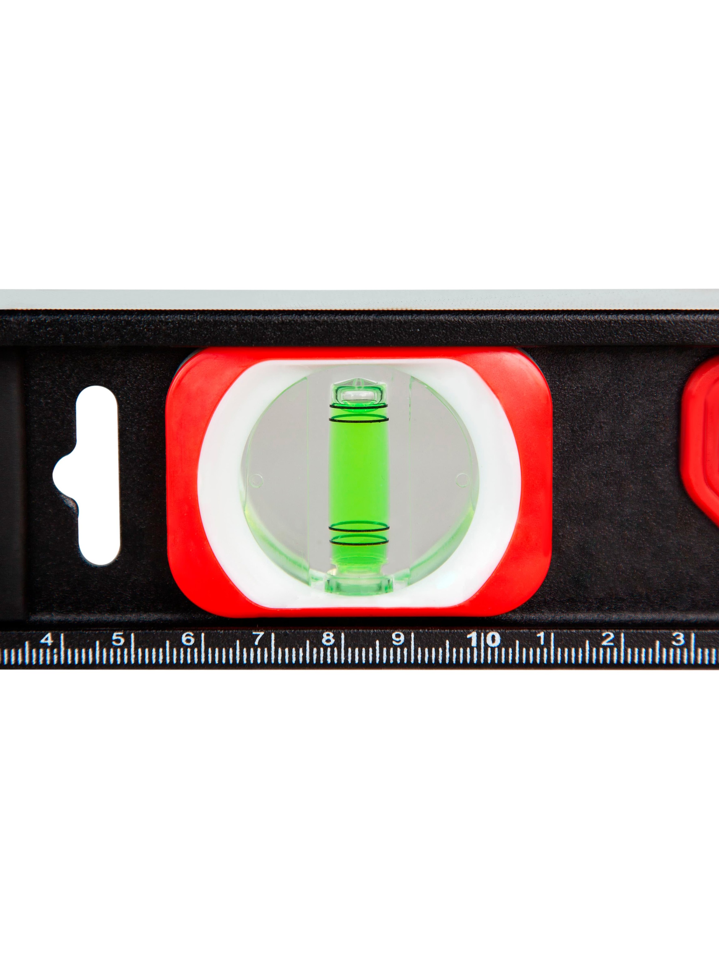 Уровень строительный DENCO 1371411 пузырьковый, магнитный, усиленный 3-х гл. / 60 см.