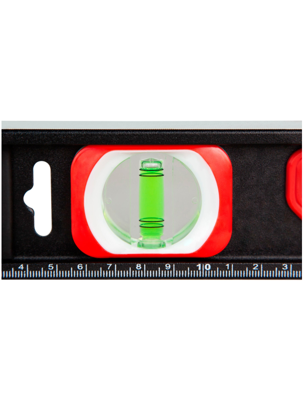 Уровень строительный DENCO 1371411 пузырьковый, магнитный, усиленный 3-х гл. / 60 см.