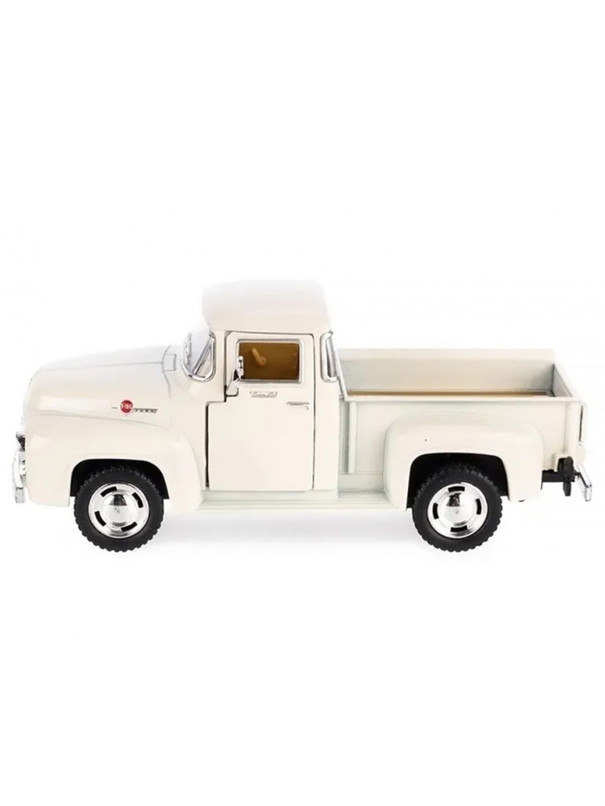 Машинка металлическая Kinsmart 1:38 «1956 Ford F-100 Pickup» KT5385D инерционная / Бежевый