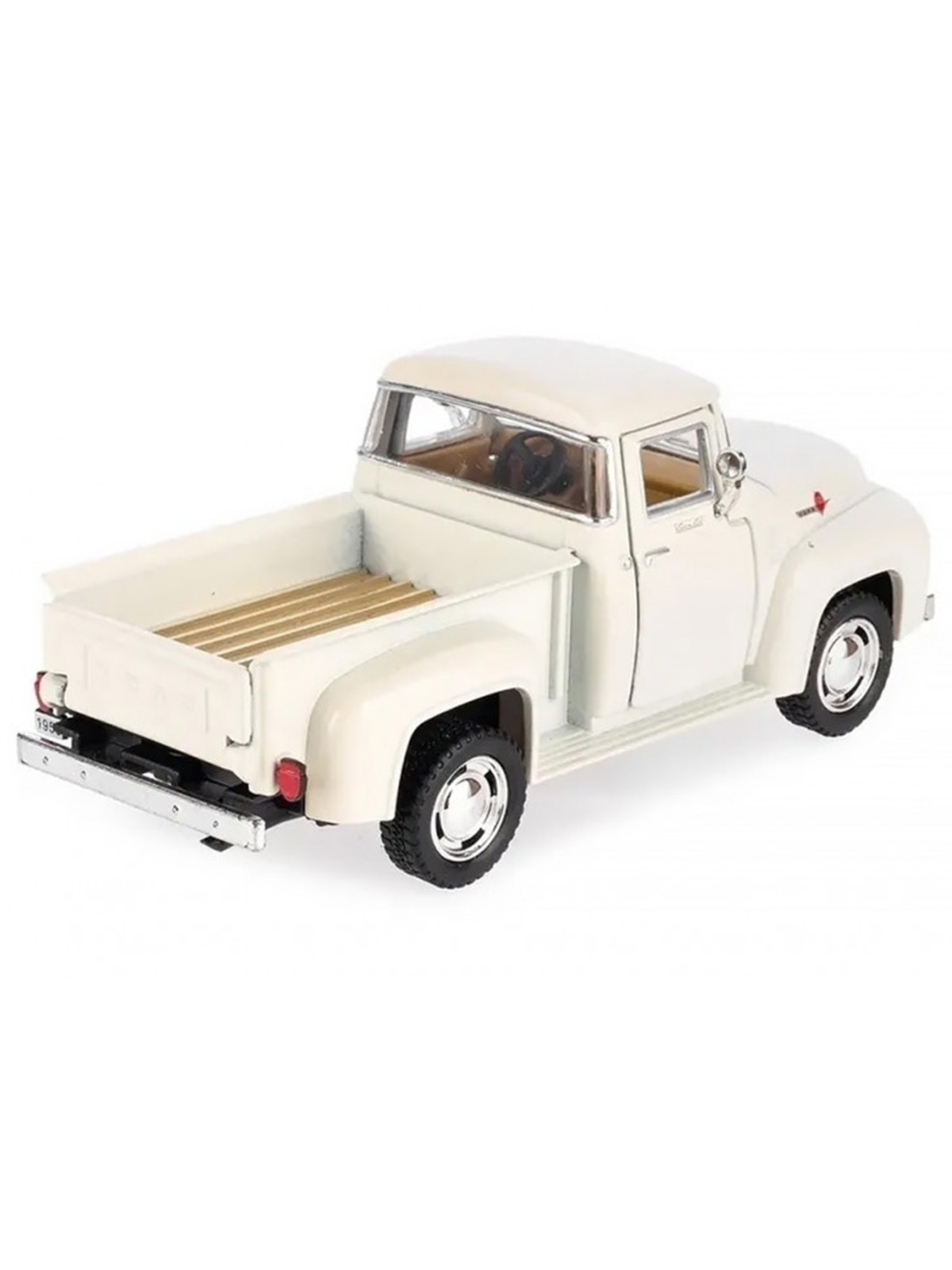 Машинка металлическая Kinsmart 1:38 «1956 Ford F-100 Pickup» KT5385D инерционная / Бежевый