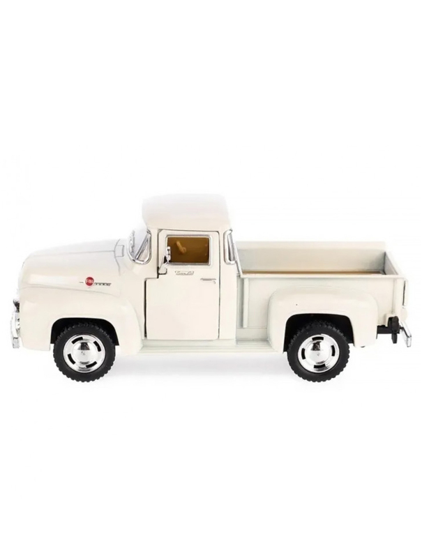 Машинка металлическая Kinsmart 1:38 «1956 Ford F-100 Pickup» KT5385D инерционная / Бежевый