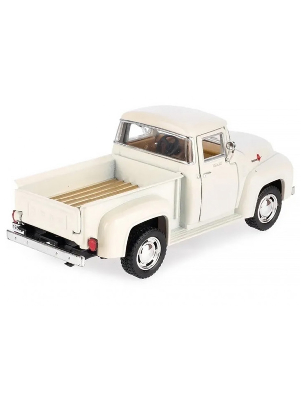 Машинка металлическая Kinsmart 1:38 «1956 Ford F-100 Pickup» KT5385D инерционная / Бежевый