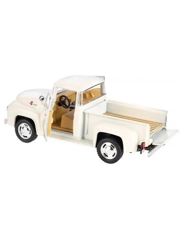 Машинка металлическая Kinsmart 1:38 «1956 Ford F-100 Pickup» KT5385D инерционная / Бежевый