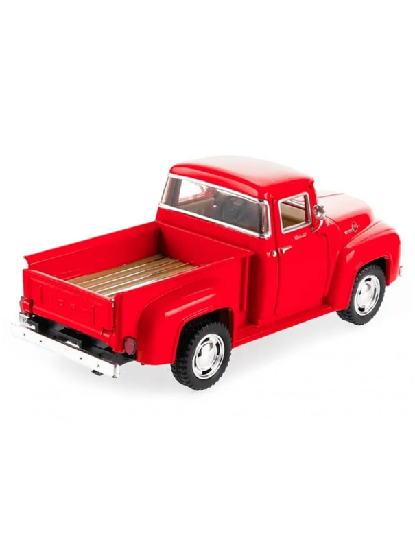 Машинка металлическая Kinsmart 1:38 «1956 Ford F-100 Pickup» KT5385D инерционная / Красный