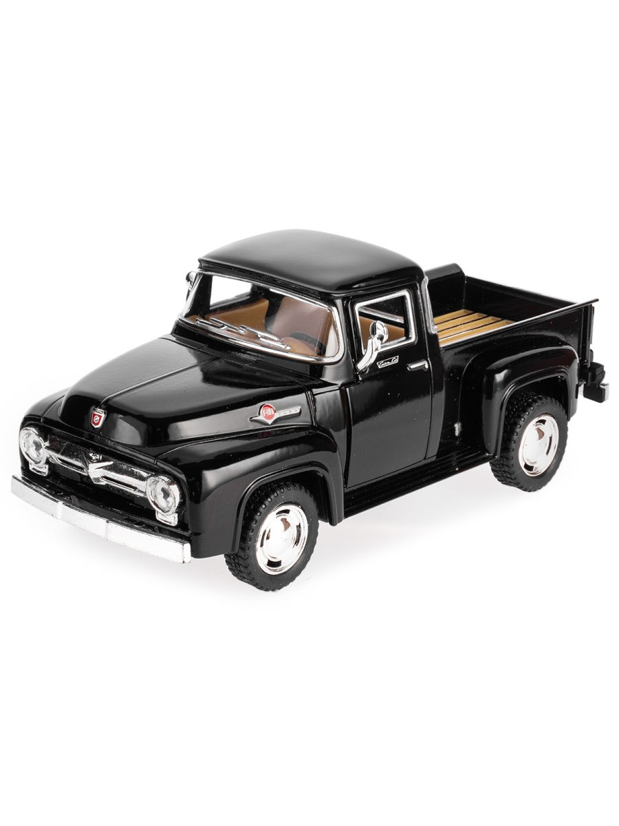 Машинка металлическая Kinsmart 1:38 «1956 Ford F-100 Pickup» KT5385D инерционная / Черный