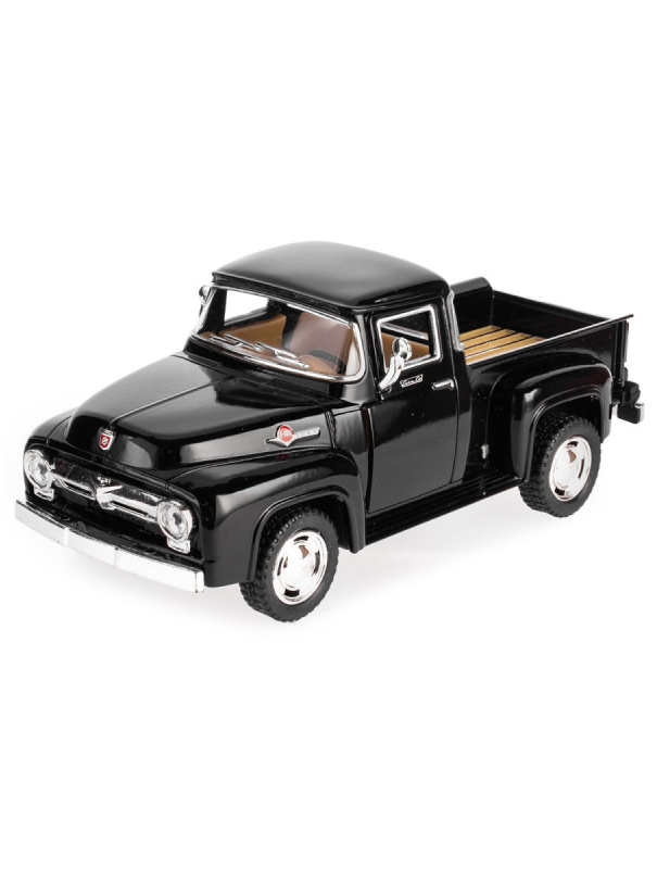 Машинка металлическая Kinsmart 1:38 «1956 Ford F-100 Pickup» KT5385D инерционная / Черный