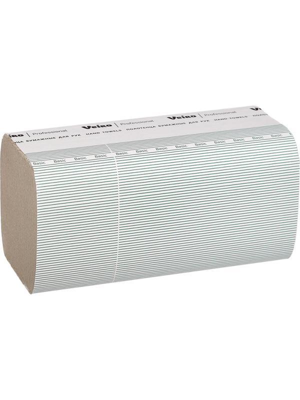 Полотенца бумажные д/дисп Veiro Prof Basic 1сл 250лx20пач/кор V-слож KV104