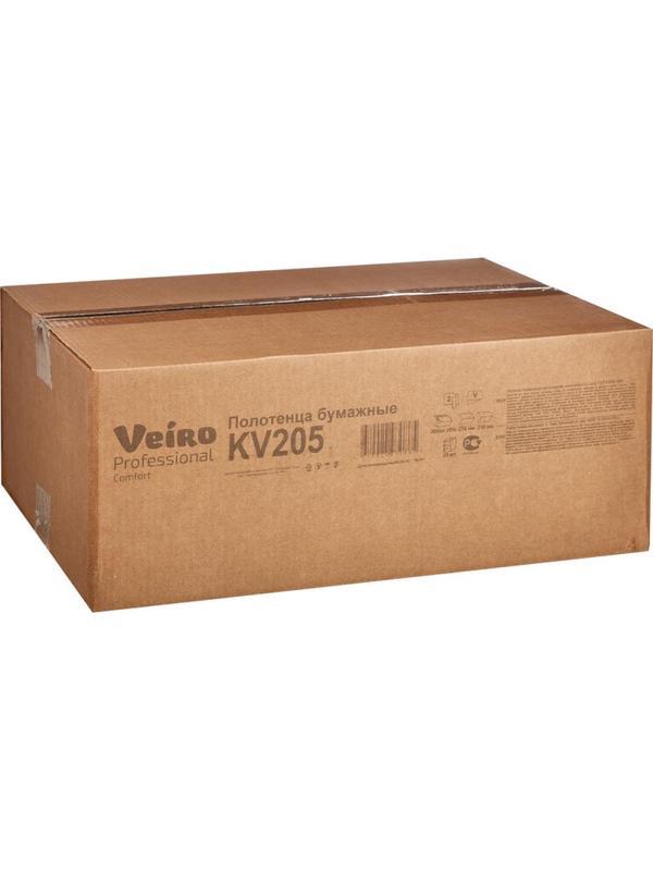 Полотенца бумажные д/дисп Veiro Prof Comf 2сл 200лx20пач/кор V-слож KV205