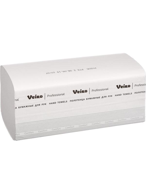 Полотенца бумажные д/дисп Veiro Prof Comf 2сл 200лx20пач/кор V-слож KV205