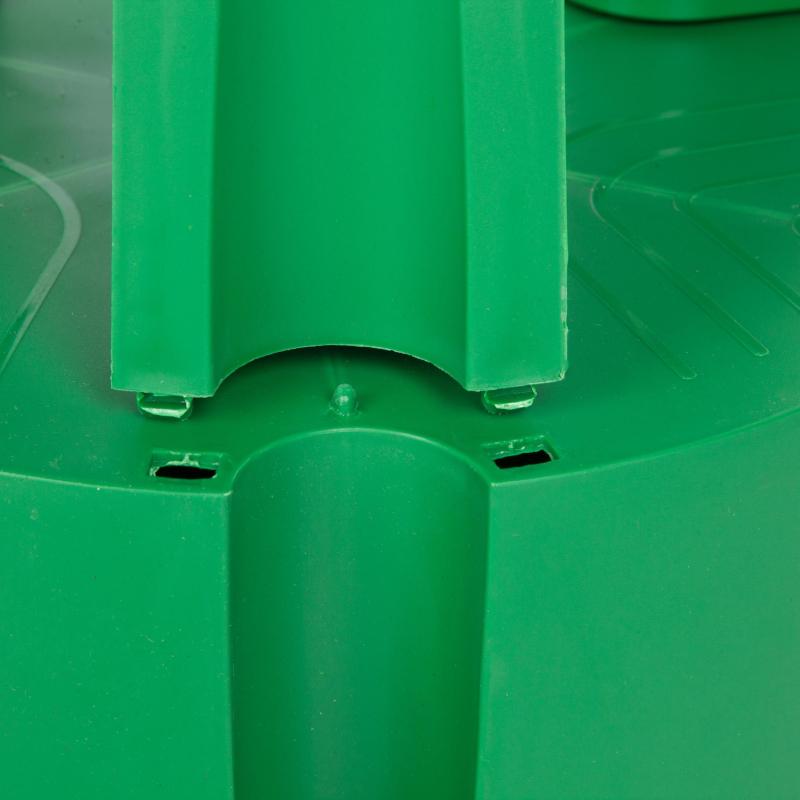 Стремянка Табурет - стремянка тумба зеленая Комус