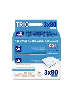 Салфетки влажные для ухода, с Д-пантенолом, White Whale (80x3) 240шт/уп