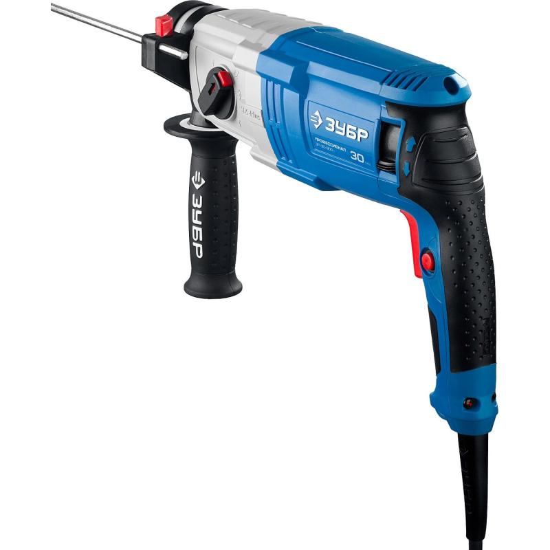Перфоратор ЗУБР SDS+ 3,3 Дж, Профессионал 900 Вт (ЗП-30-900 К)