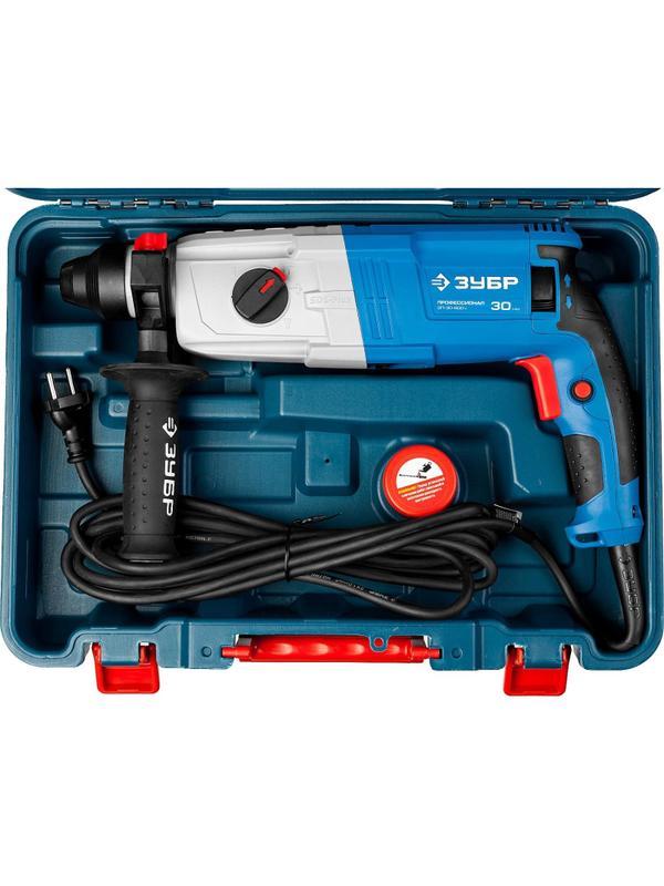 Перфоратор ЗУБР SDS+ 3,3 Дж, Профессионал 900 Вт (ЗП-30-900 К)