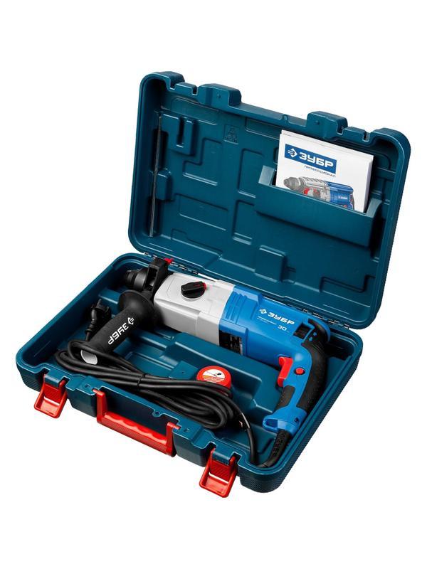 Перфоратор ЗУБР SDS+ 3,3 Дж, Профессионал 900 Вт (ЗП-30-900 К)