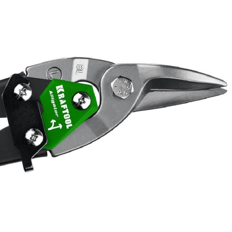 Ножницы левые по металлу KRAFTOOL Alligator Левые , 250 мм