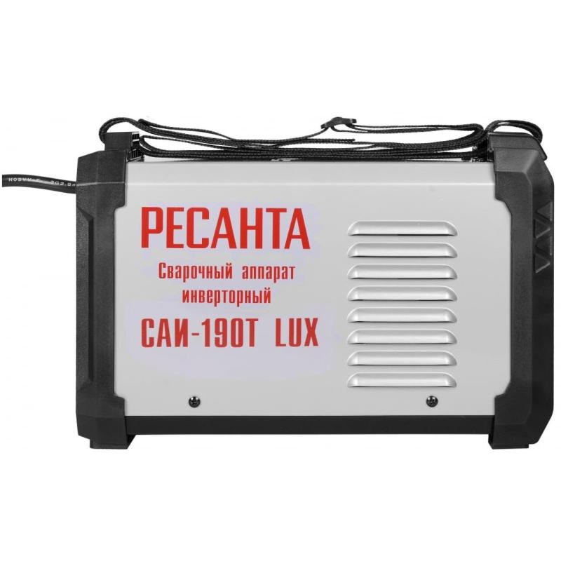 Сварочный аппарат инвертор ММА РЕСАНТА САИ-190Т LUX (65/70)