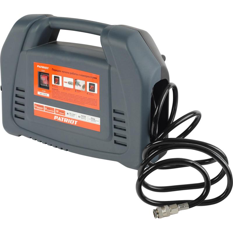 Компрессор поршневой безмасл. PATRIOT WO 180K, чемодан 180л/мин (525301905)