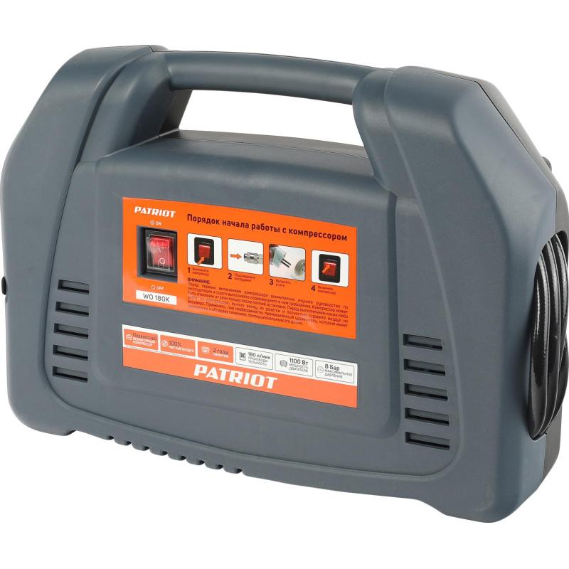 Компрессор поршневой безмасл. PATRIOT WO 180K, чемодан 180л/мин (525301905)