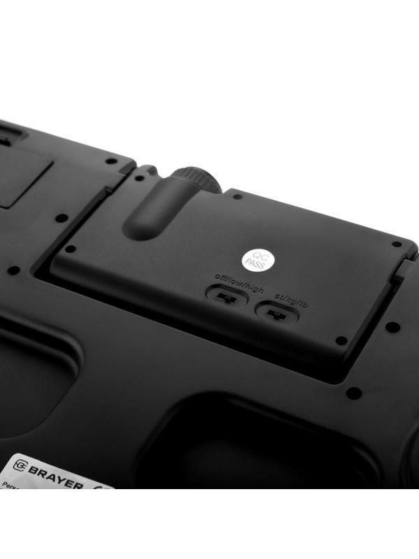 Весы напольные BRAYER 3736BR, до180 кг,33x32 см, диспл 62x40 мм, проектор