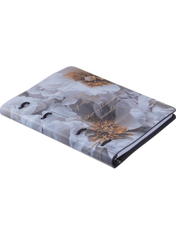 Тетрадь общая, IS, 175х212мм, 120л., клетка, кольца. Beauty, цветы N4580