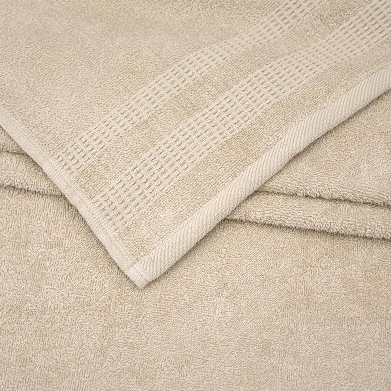 Набор полотенец УЗБ Памир м7701_45 50x80х2 + 70x130х2 крем, беж