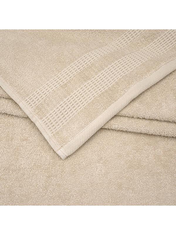 Набор полотенец УЗБ Памир м7701_45 50x80х2 + 70x130х2 крем, беж