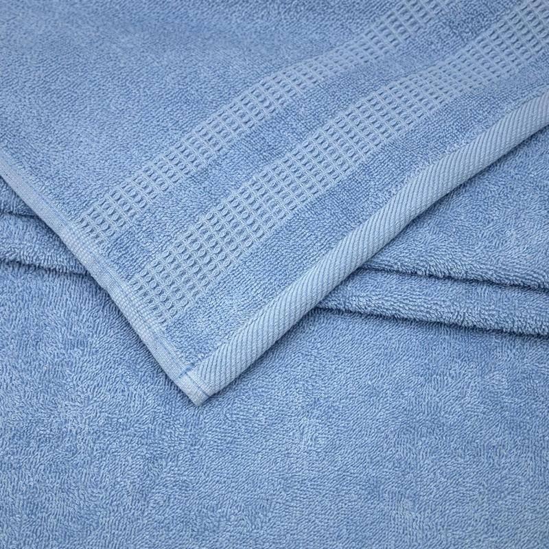 Набор полотенец УЗБ Памир м7701_110 50x80х2 + 70x130х2 син