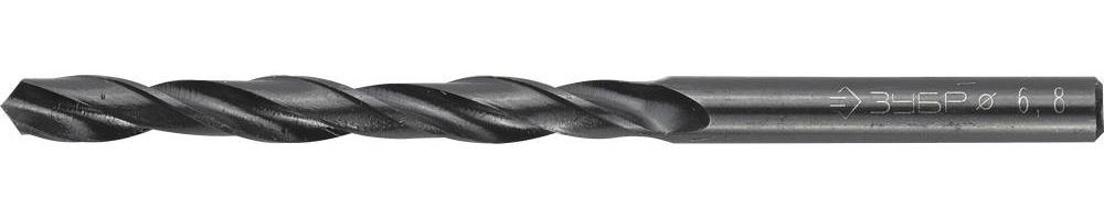 ЗУБР Техник, 6.8 х 109 мм, сталь Р4М2, класс В, сверло по металлу (4-29605-109-6.8)