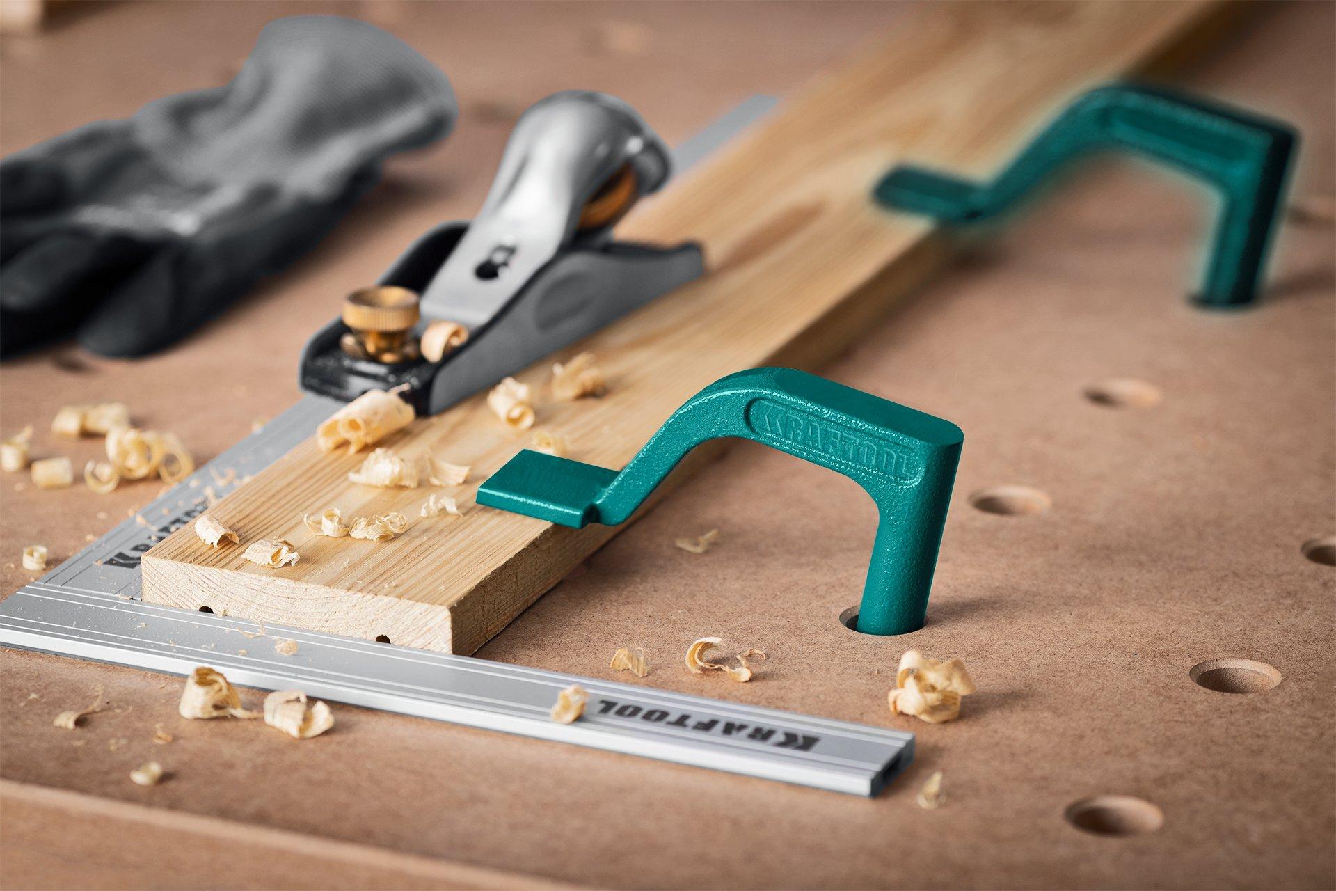 KRAFTOOL KRAFTFLEX MFT-HDC 200/110 в отверстия 20 мм, Верстачный прижим (32803)