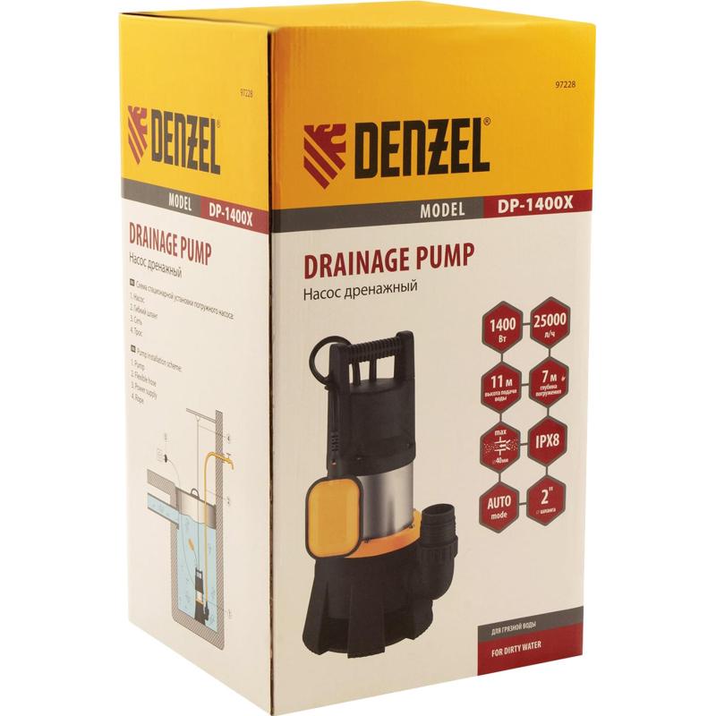 Насос дренажный DP1400X Denzel 97228