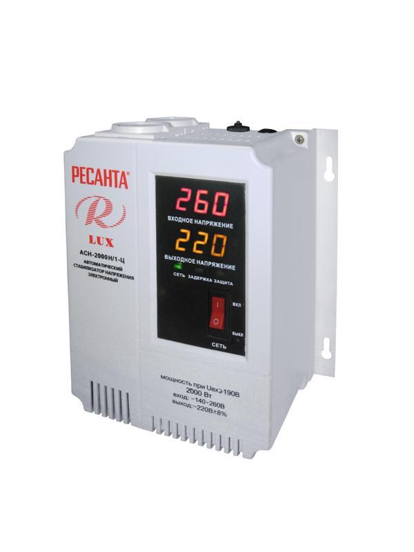Стабилизатор РЕСАНТА Lux АСН-2 000 Н 1-Ц (63/6/15)