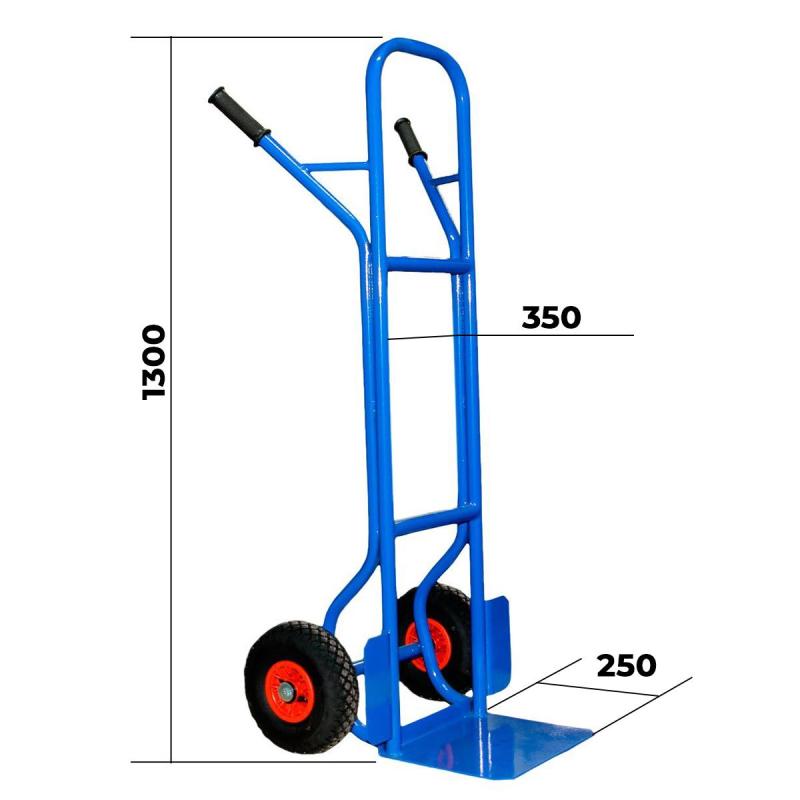 Тележка грузовая Стелла-техник КГ-250Д пневмо 255 грузоподъемность 250кг