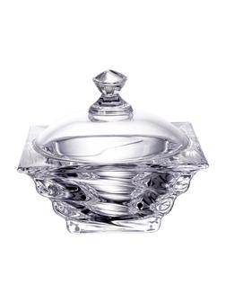 Конфетница с крышкой Crystalite Bohemia Casablanca 11.5 см