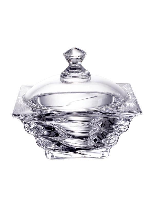 Конфетница с крышкой Crystalite Bohemia Casablanca 11.5 см