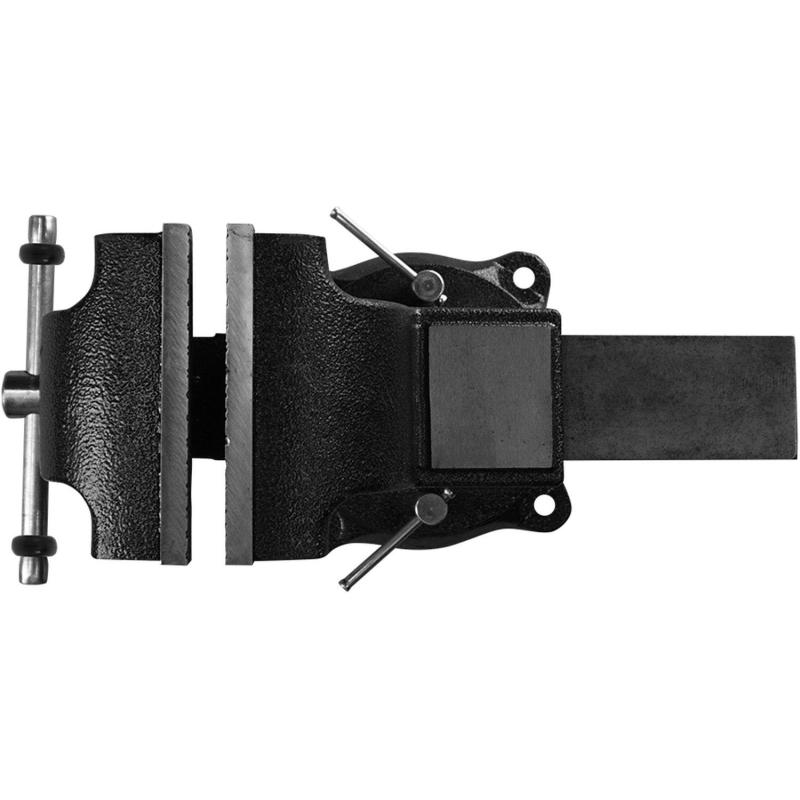 Тиски чугунные поворотные с трубн.зажимом и наковальн. 100 мм BERGER BG1336