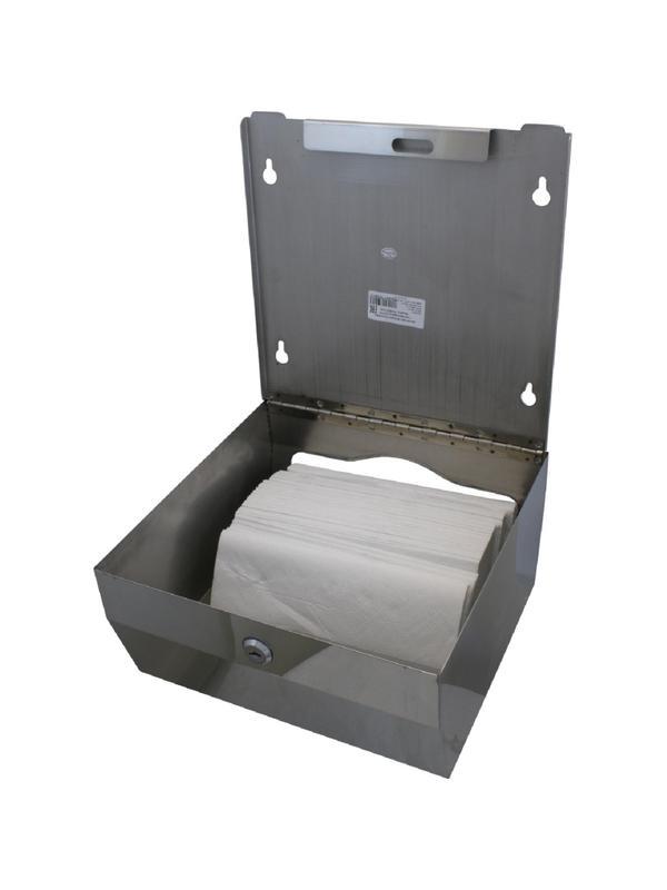 Диспенсер для полотенец лист V-слож металл Ksitex TН-5823 SSN