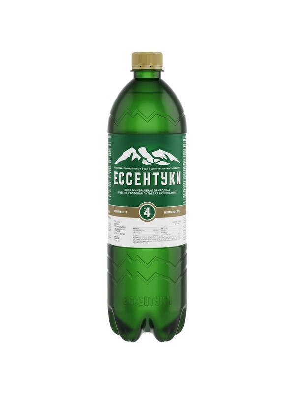 Вода минеральная Ессентуки №4 ПЭТ 1л газ