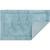 Коврик для ванной из хлопка ворсовый голубого цвета Essential, 50х80 см