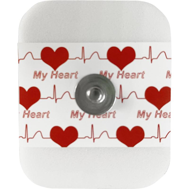 Электрод ЭКГ однораз My Heart, тверд на вспен осн,37х45мм (50 шт/упак)Китай