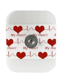 Электрод ЭКГ однораз My Heart, тверд на вспен осн,37х45мм (50 шт/упак)Китай